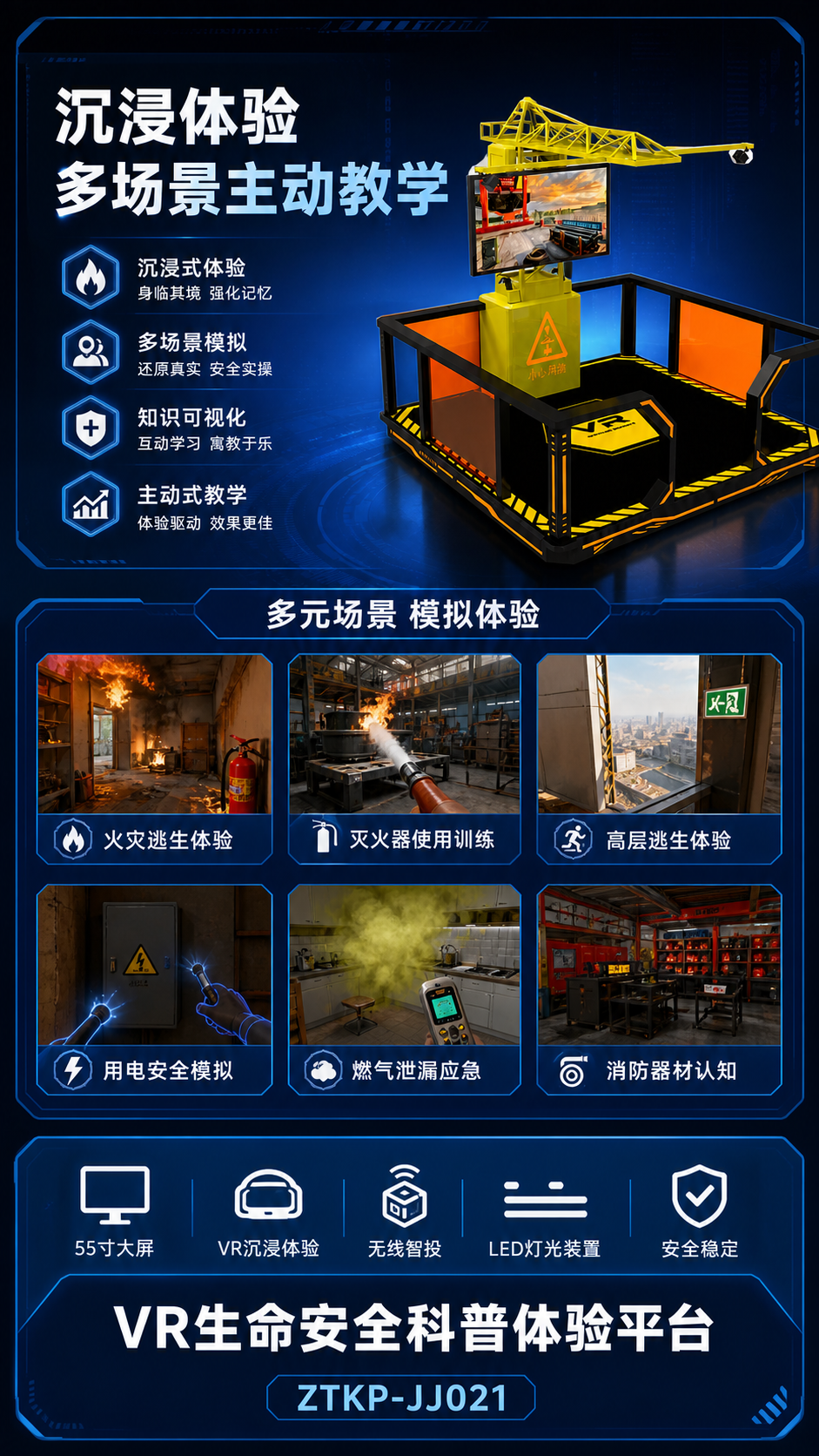 VR生命安全科普体验平台详情图 2